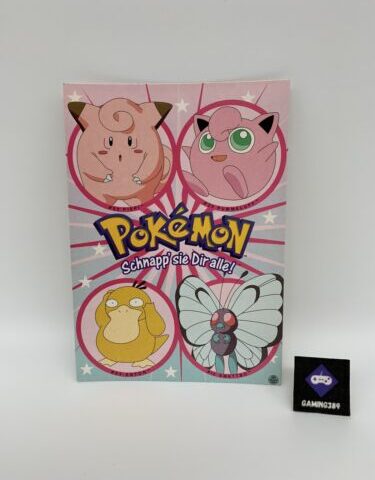 Pokémon Postkarte Karte Pipi Pixi Enton Nintendo 2000 Retro