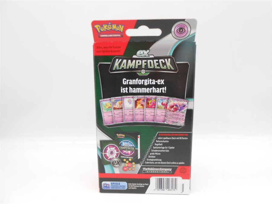 Pokemon Sammelkarten Spiel Pokémon EX-Kampfdeck Granforgita-ex DE 2023