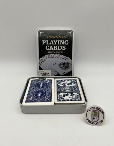 Poker Playing Cards Standard - Metallbox - Klassiker - Vintage