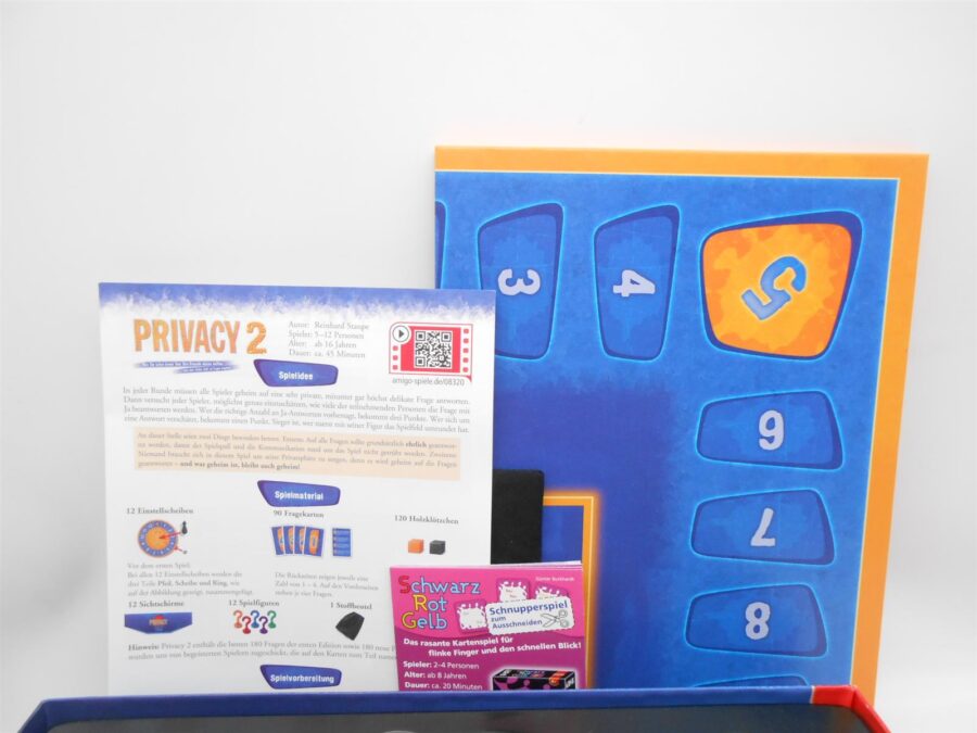 PRIVACY 2 Gesellschaftsspiel AMIGO ab 16 Jahre 2 bis 5-12 Spieler