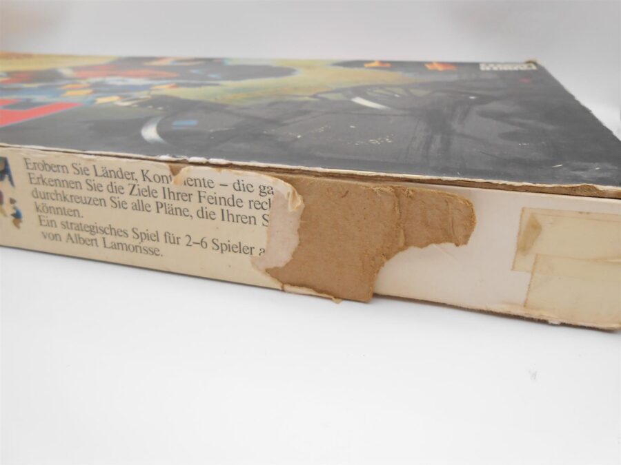 RISIKO Parker Spiel Brettspiel 1975 vollständig verpackung beschädigt