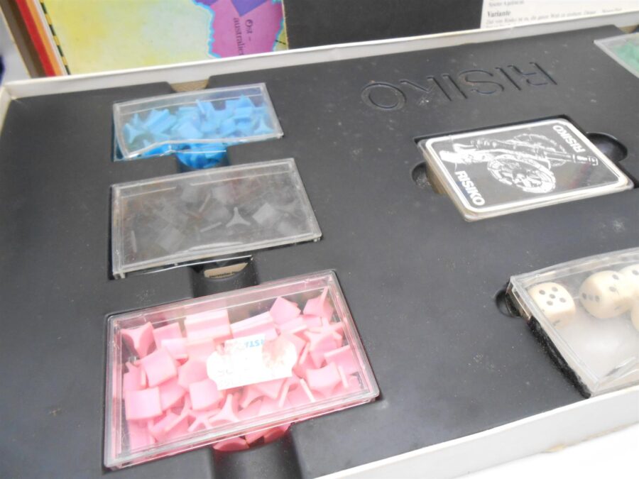 RISIKO Parker Spiel Brettspiel 1975 vollständig verpackung beschädigt