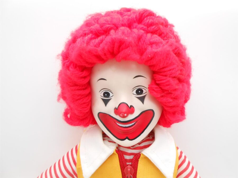 Ronald McDonald Plüschfigur Stoffpuppe Top Zustand Rarität 80er