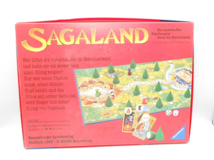Sagaland - Ravensburger 1994 - Brettspiel Familienspiel Märchen