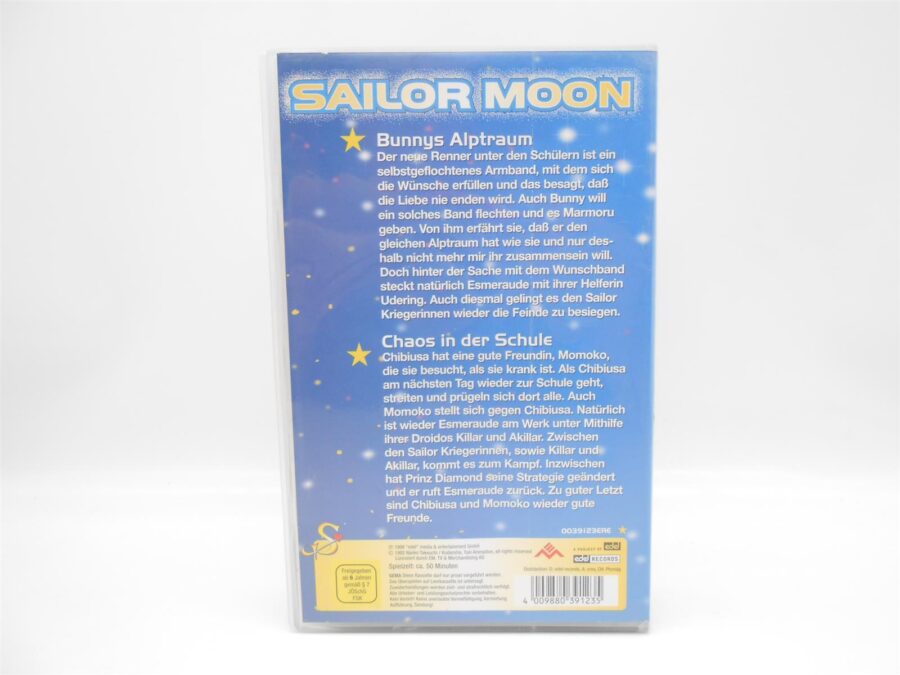 SAILOR MOON 6 VHS Kassette Bunnys Alptraum - Chaos in der Schule