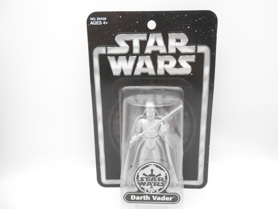 Star Wars Convention Figuren Boba Fett & Darth Vader Silber 2003/2004