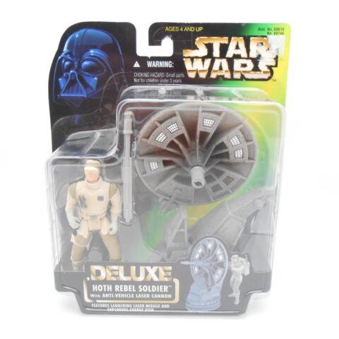 Star Wars Deluxe Hot Rebel Soldier with Laser Cannon Kenner 1996