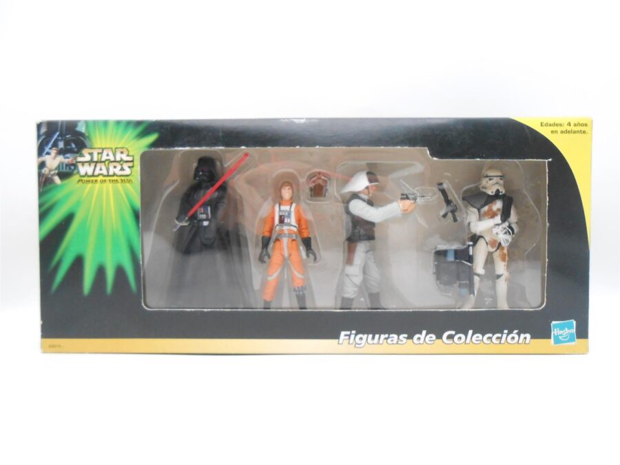 Star Wars "Figuras de Colección" 4-Pack aus Mexiko 2002 Rarität Neu OVP
