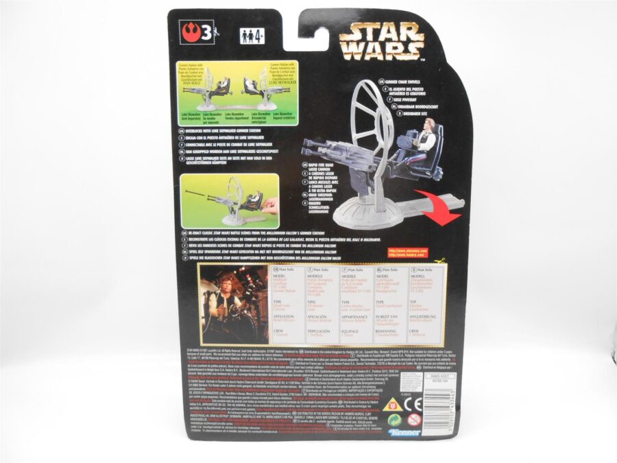 Star Wars HAN SOLO mit Geschützturm Kenner 1997
