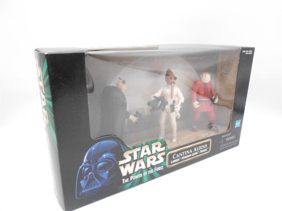 Star Wars Power of the Force Cantina Aliens Labria, Nabrun Leids, Takeel