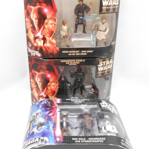 Star Wars Revenge of the Sith & the Empire Strikes Back 3 Stück