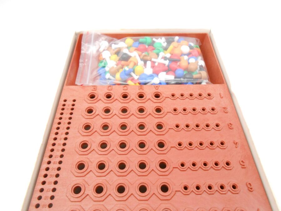 Superhirn 1976 Strategiespiel Taktik Parker Vintage verpackung beschädigt
