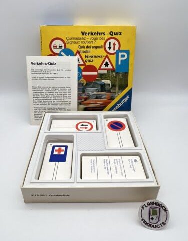 Verkehrs-Quiz Vintage von 1975 Kartenspiel Lernspiel Retro (komplett)
