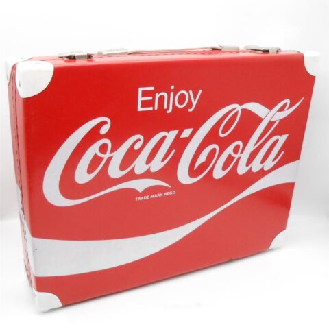 Vintage COCA-COLA Aktenkoffer Koffer Sammlerstück Werbung Reklame 1980er