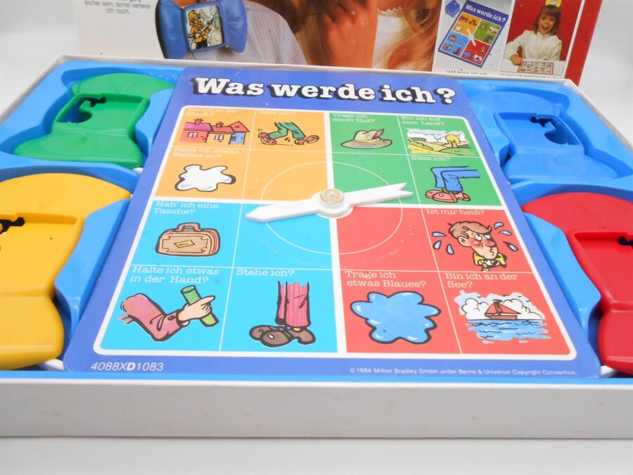Was werde ich? Brettspiel Kinderspiel Vintage MB vollständig