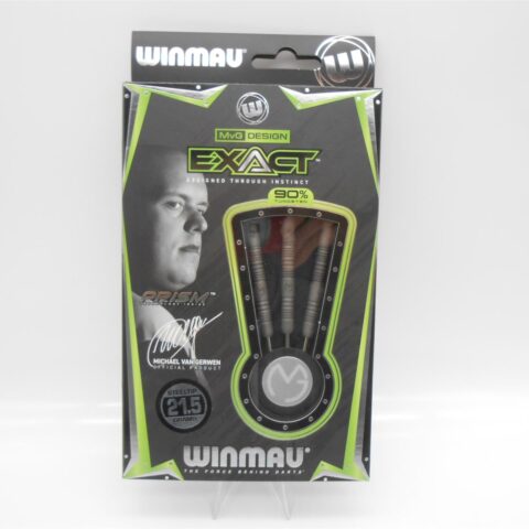 WINMAU Michael Van Gerwen MvG Exact Tungsten Darts Set with Flights and Stems