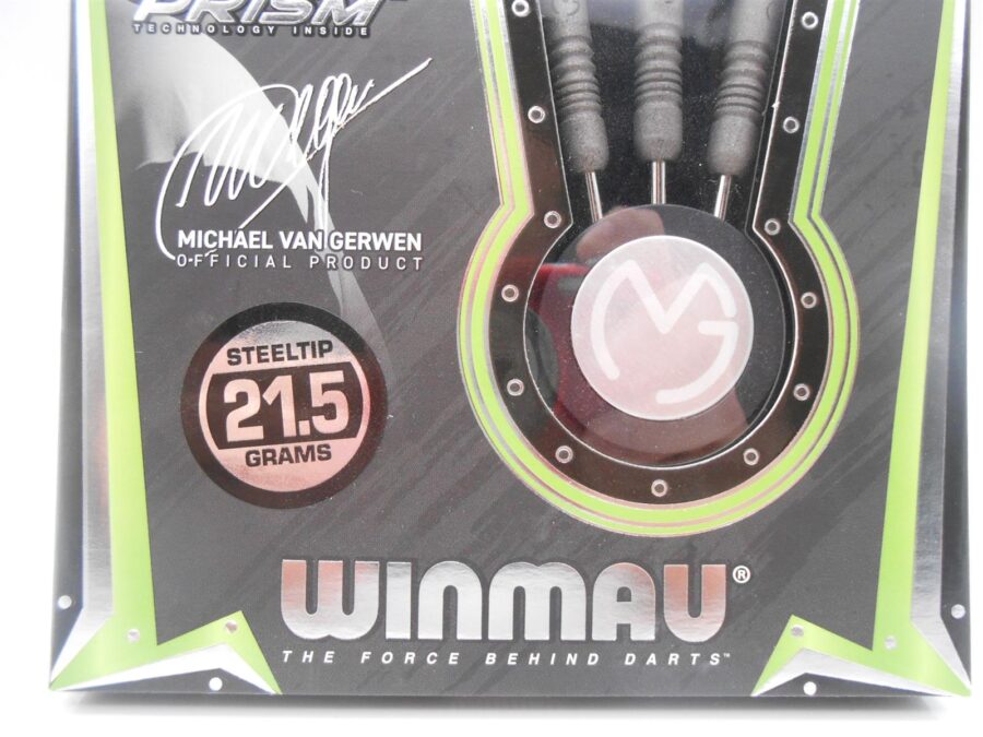 WINMAU Michael Van Gerwen MvG Exact Tungsten Darts Set with Flights and Stems