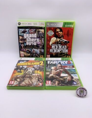Xbox 360 Mega Bundle! 4 Top Spiele🔥FRZ Vers. Zustand: Gut