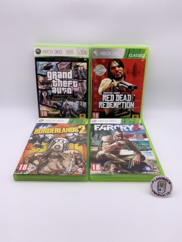 Xbox 360 Mega Bundle! 4 Top Spiele🔥FRZ Vers. Zustand: Gut