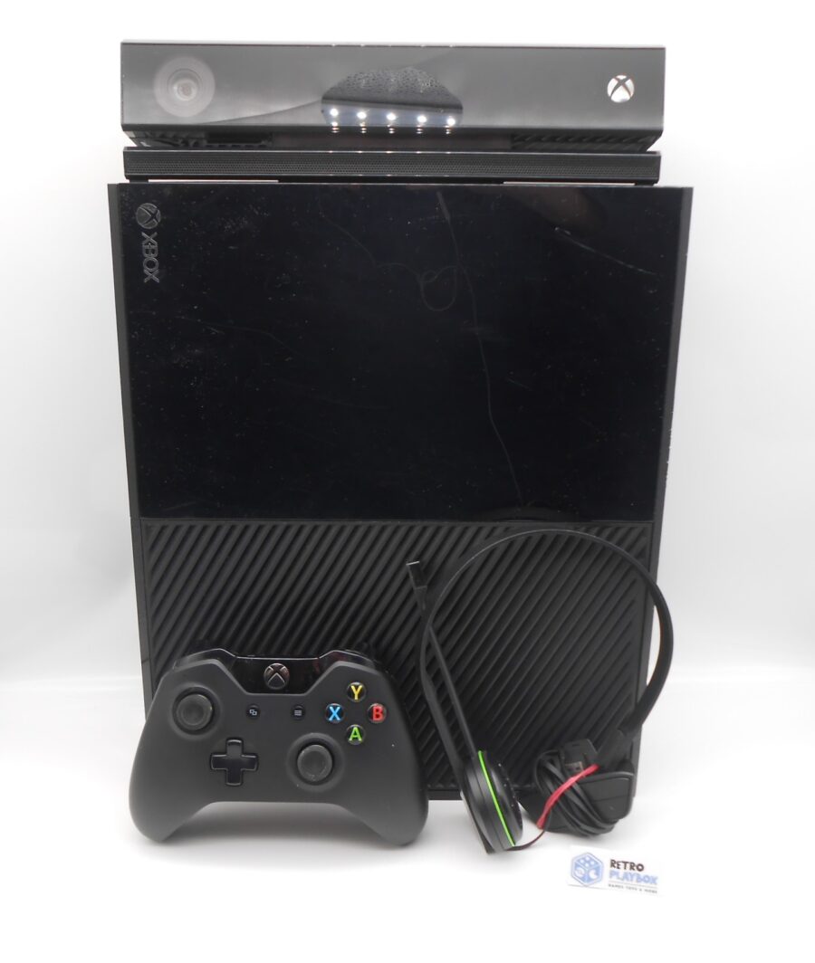 XBOX One Konsole Model 1540 Schwarz + Kamera & Controller Zustand Gut