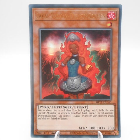 Yu-Gi-Oh! Laval-Vulkan-Dienstmädchen GFTP-DE046 1. AUFLAGE Deutsch NM